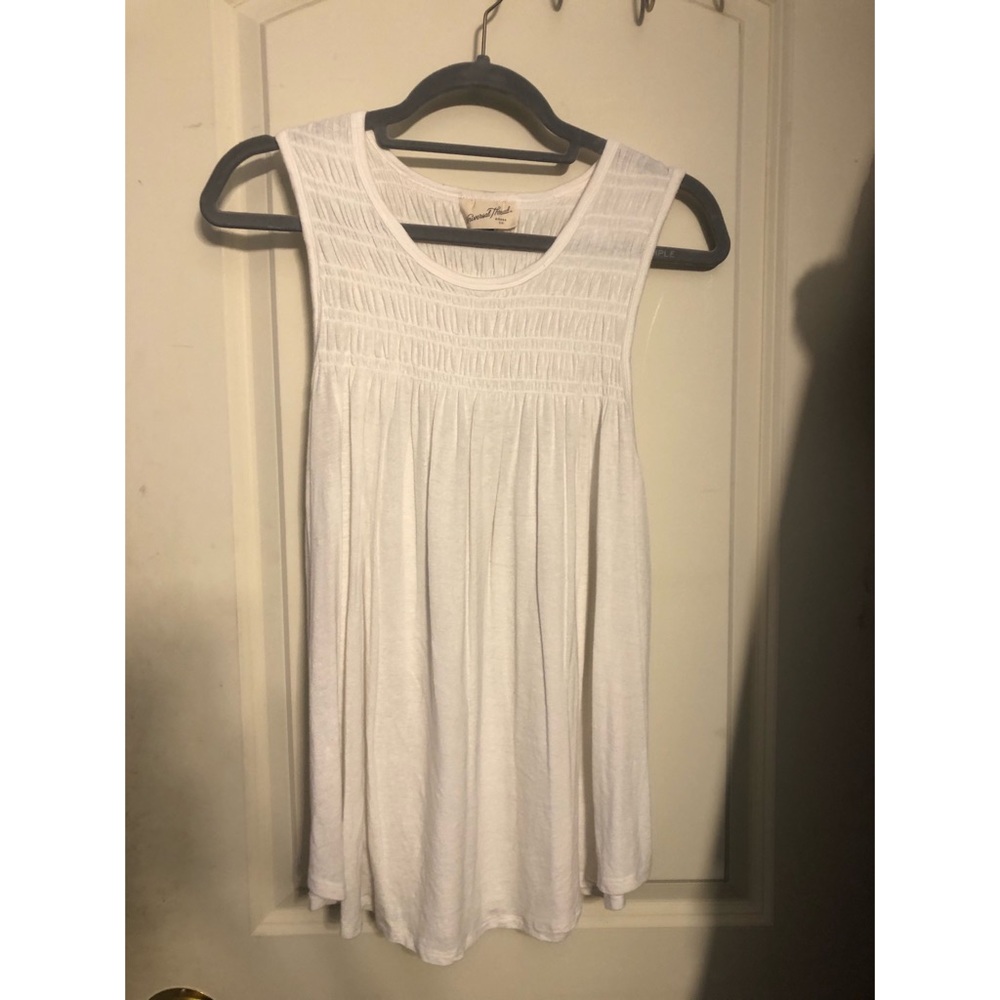 Flowy White Tank Top